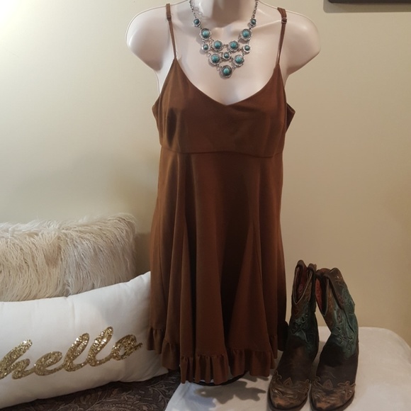 BCBGeneration Dresses & Skirts - BCBG Vegan Suede Dress Size 4